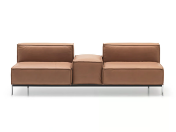 DS-21 QUBIC - 2 seater leather sofa by de Sede - view 3
